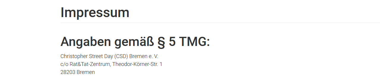 CSD Bremen: Verein gegründet