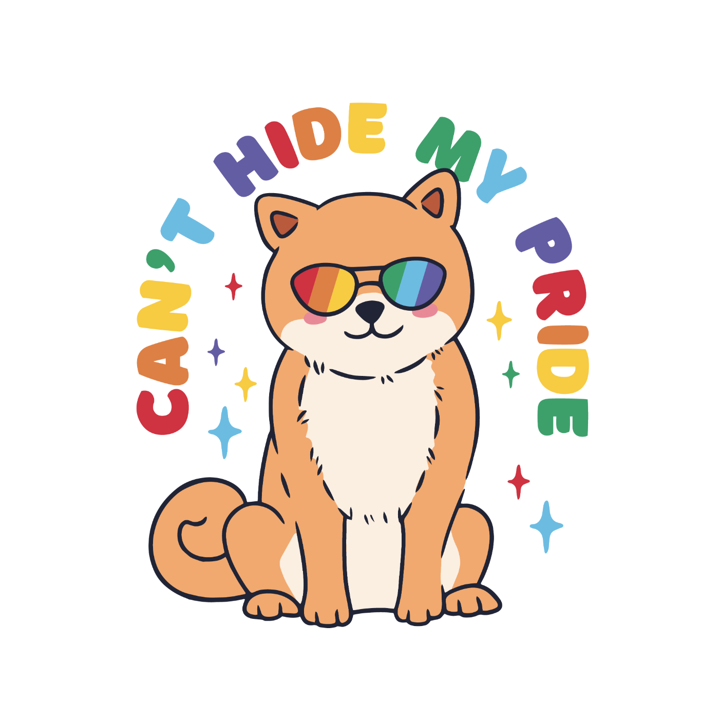 Can't Hide My Pride Doggo