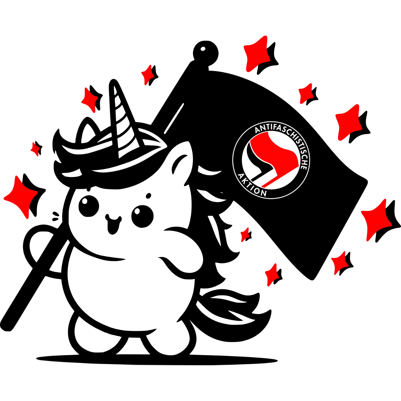 Einhorn Antifa