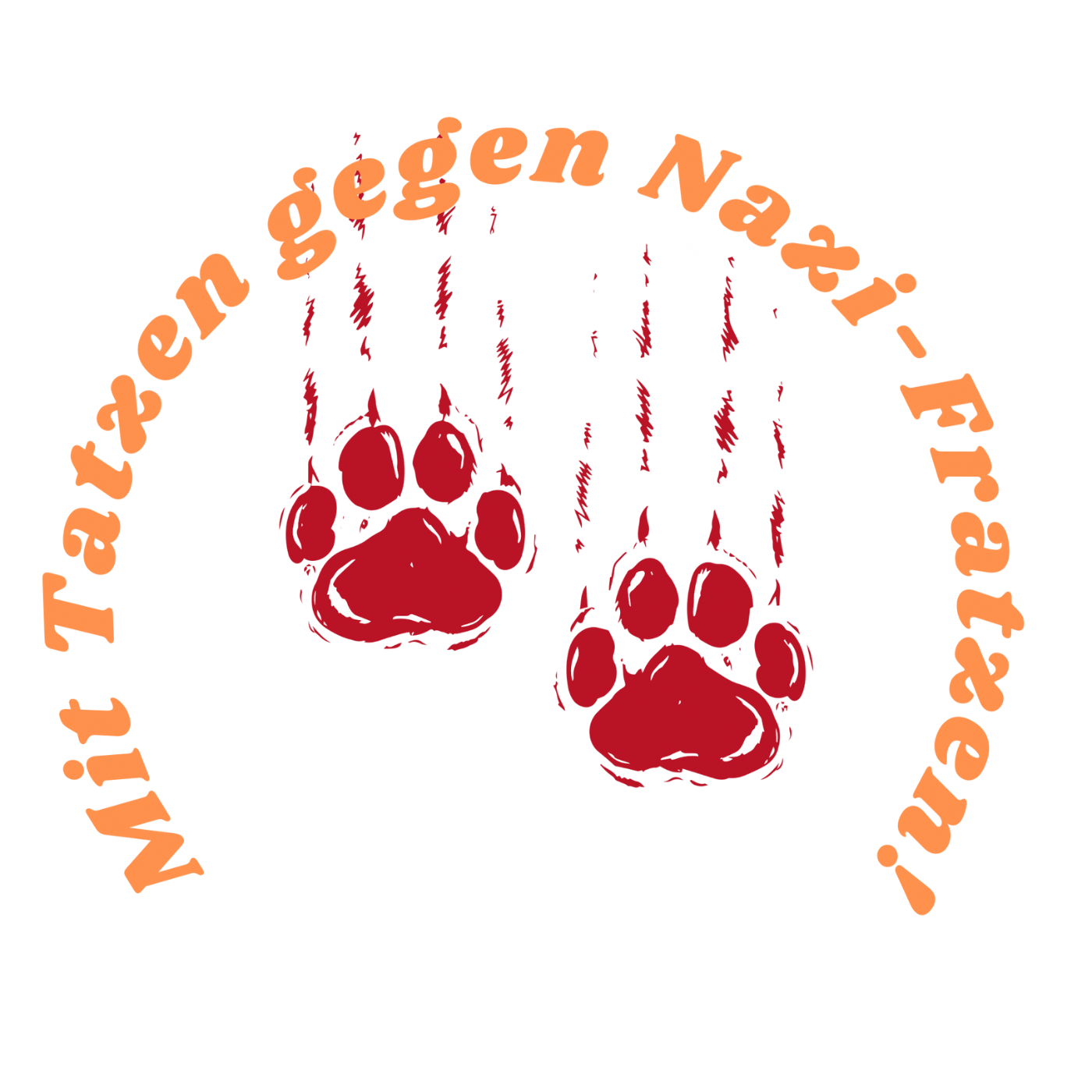 Mit Tatzen gegen Nazi-Fratzen