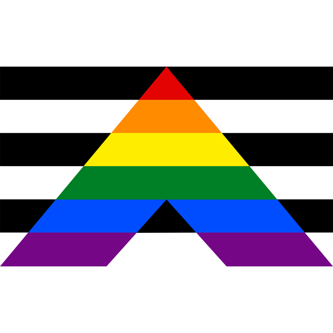 Straight Ally Pride Flag