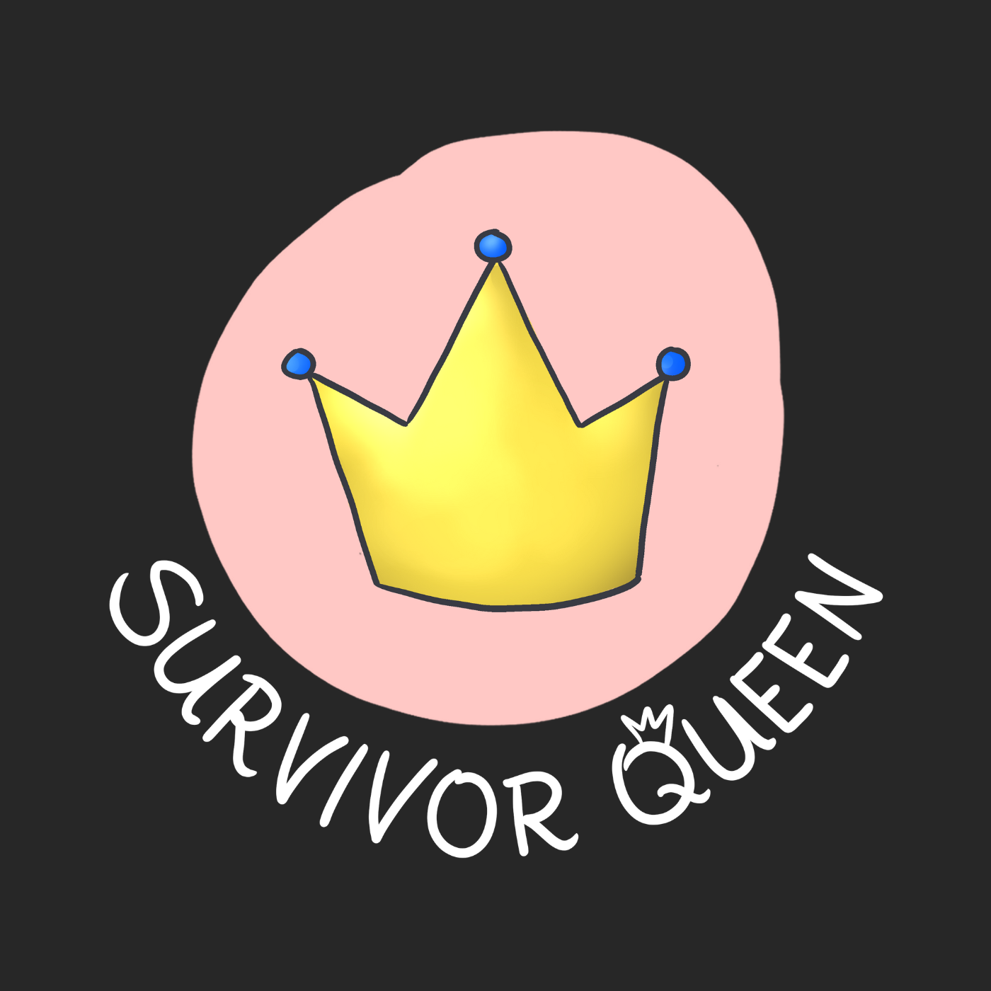 Survivor Queens Logo "Schriftzug Edition" (dunkel)