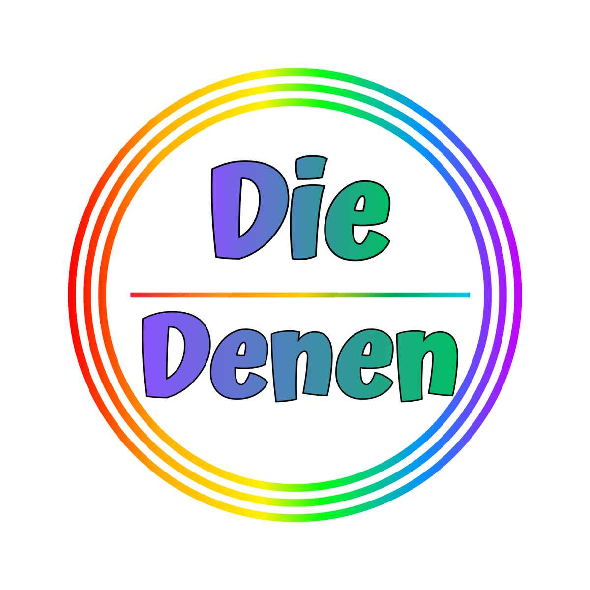 Die/Denen Pronomen Regenbogenkreis