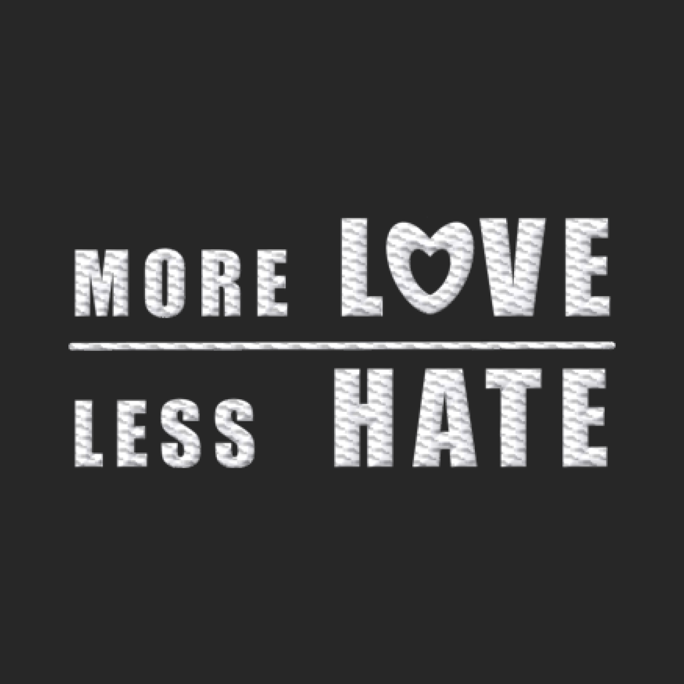 More Love Less Hate "Klare Kante Edition" Stick