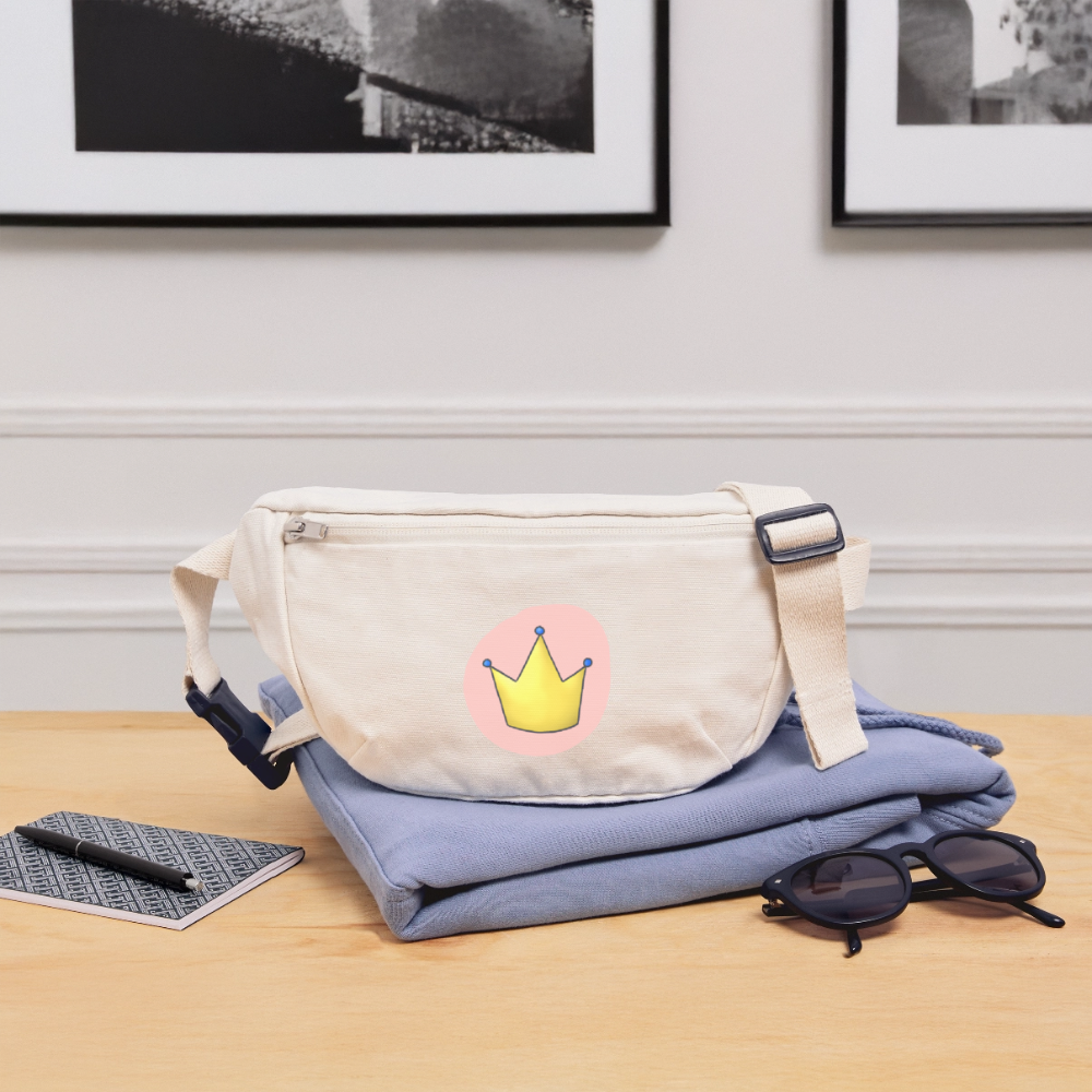 Survivor Queens Logo "Pink Bubble Edition" - Stanley/Stella recycelte Gürteltasche - Naturweiß