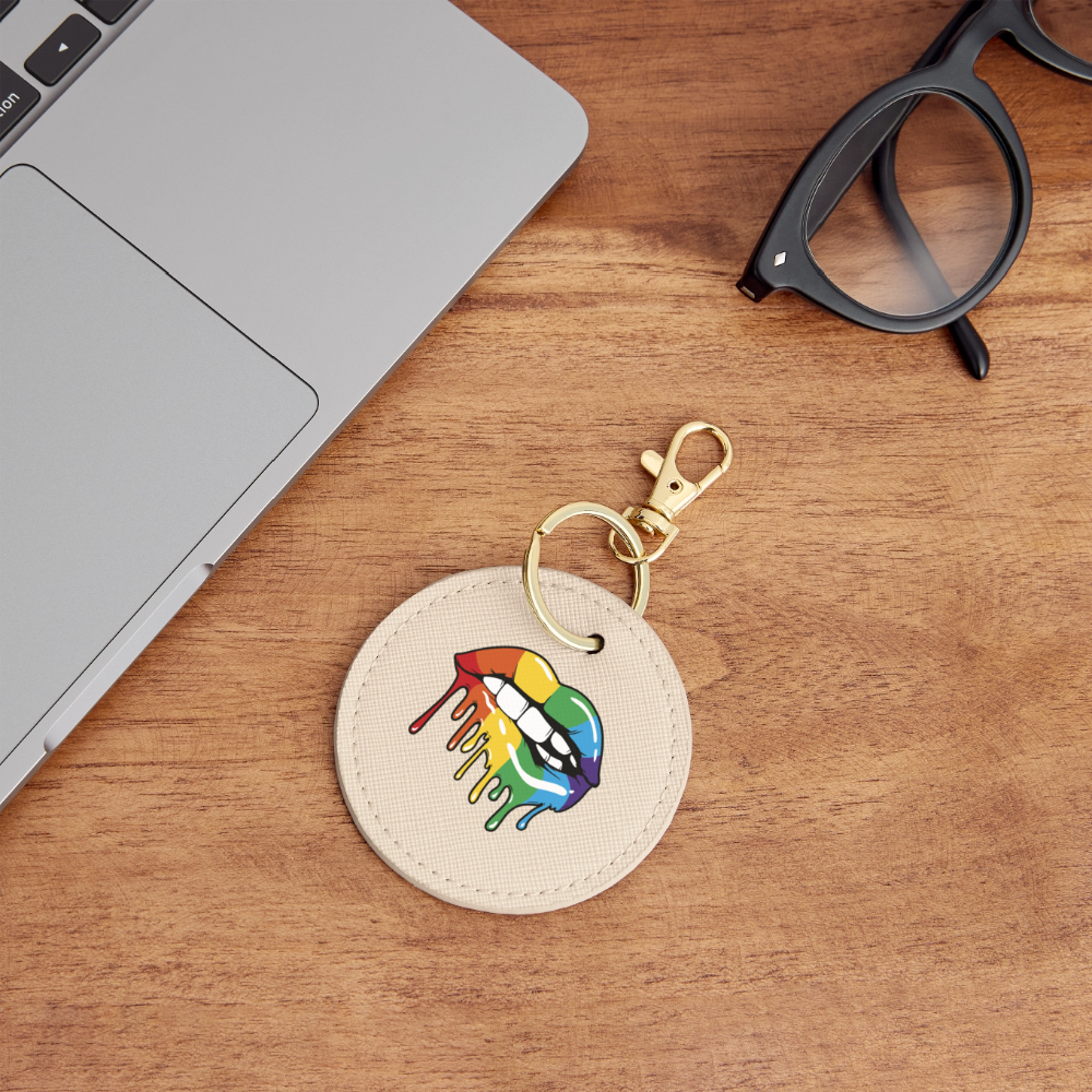 Regenbogen Lippen - BOUTIQUE Schlüsselanhänger - Auster