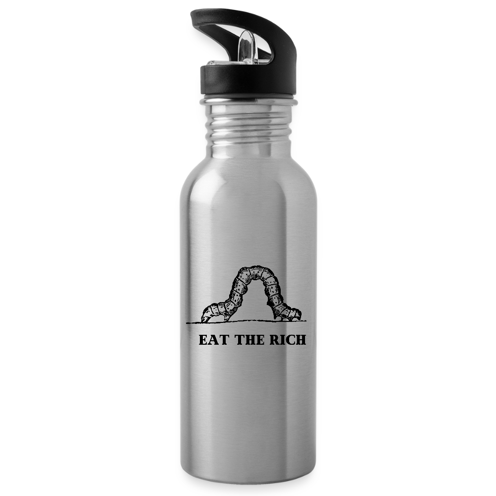 Eat the Rich "Hunger for Justice Edition" - Trinkflasche - Lightsilver
