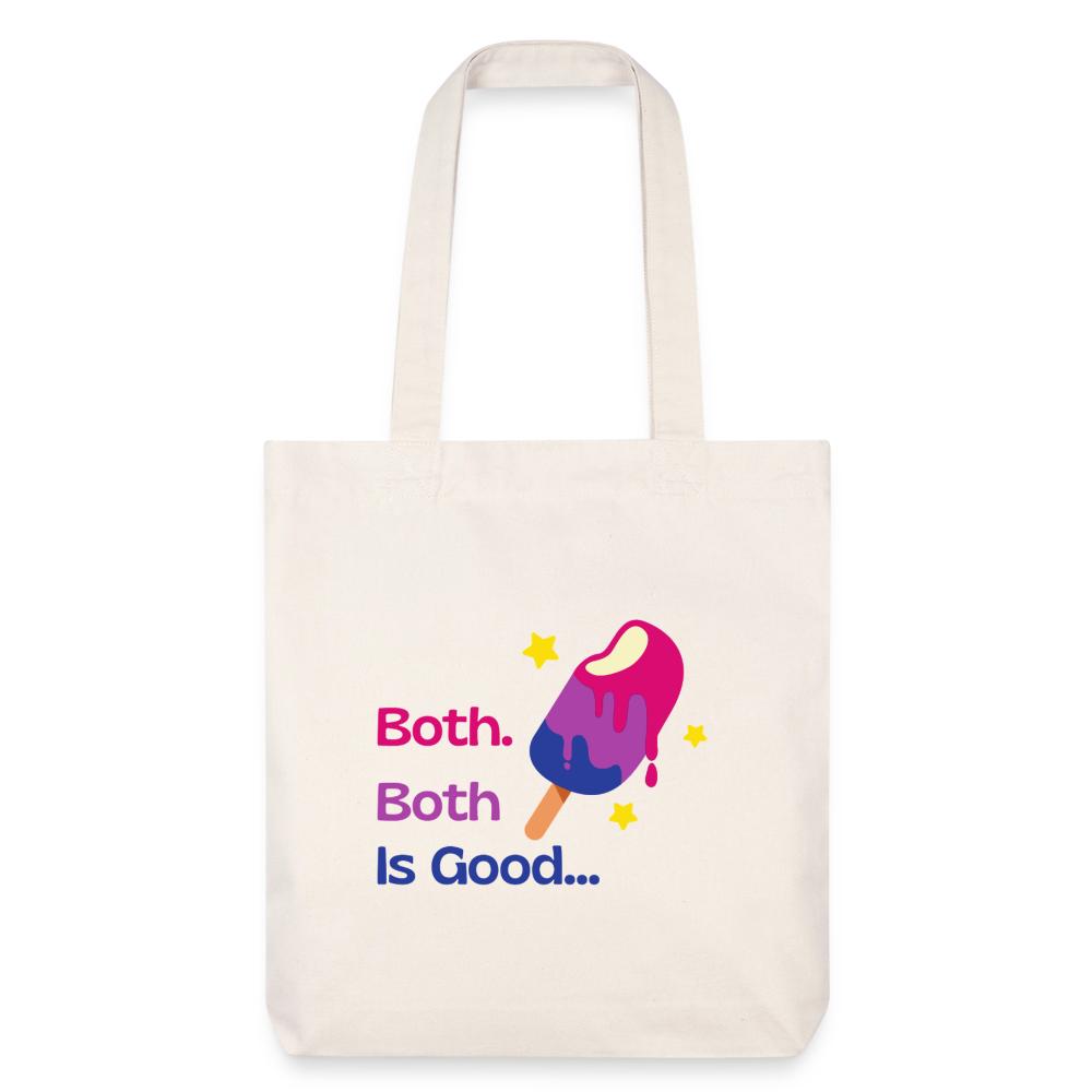 Bi Pride: Both is Good - Organic Heavyweight Stoffbeutel - Naturweiß