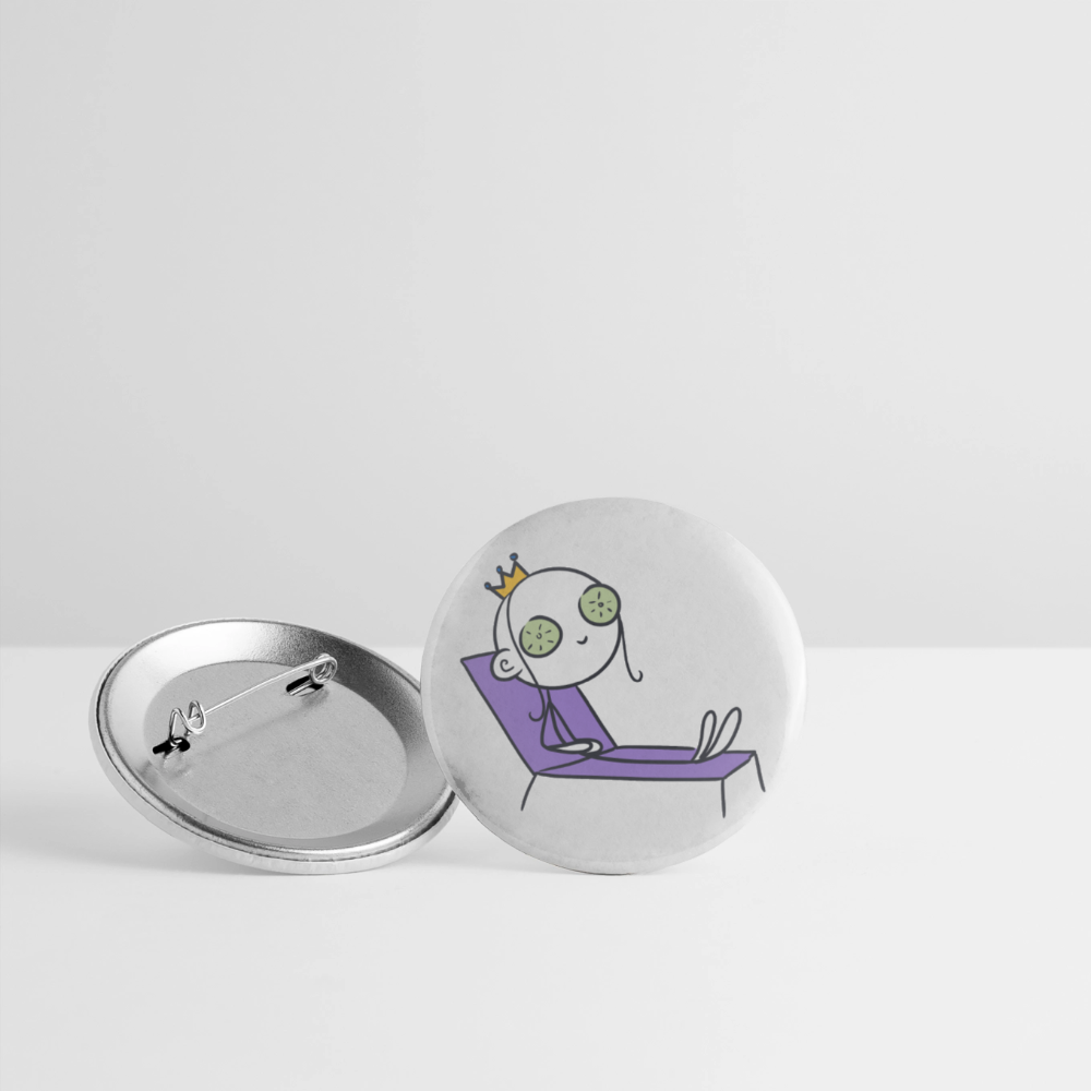 Seelenmännchen "Chill Out Edition" - Buttons klein 5x - Weiß