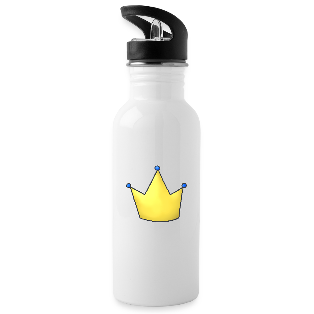 Survivor Queens Logo "Krone Edition" - Trinkflasche - Weiß