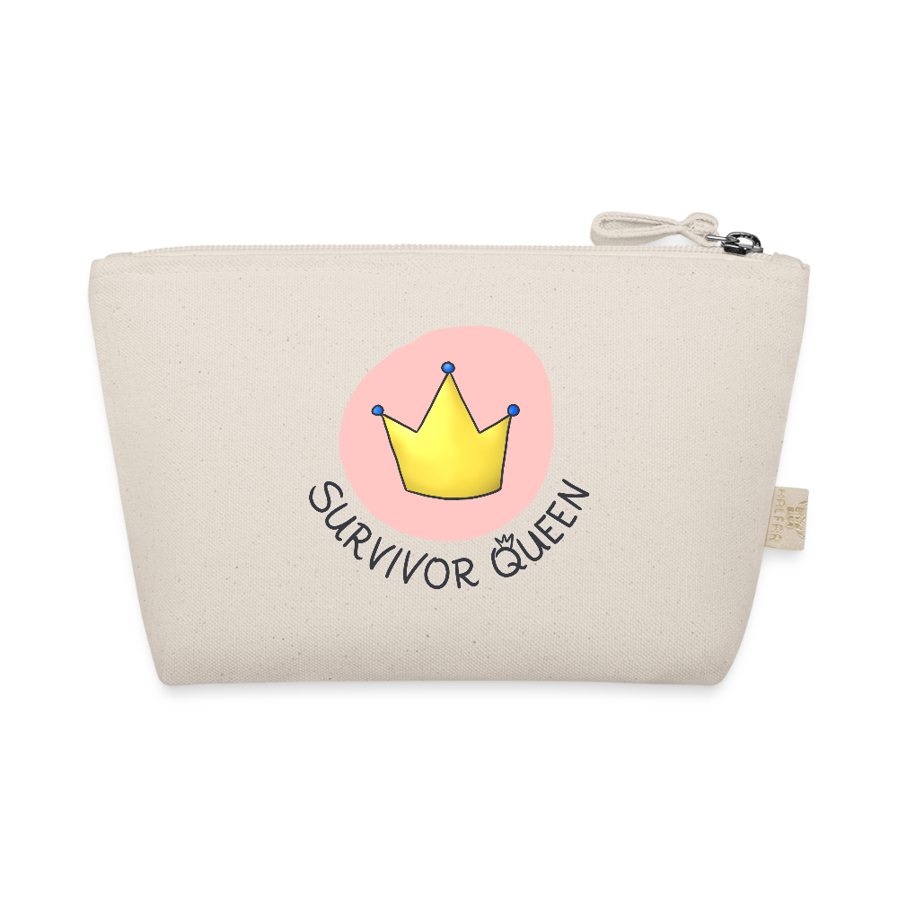 Survivor Queens Logo "Schriftzug Edition" - Täschchen - Natur