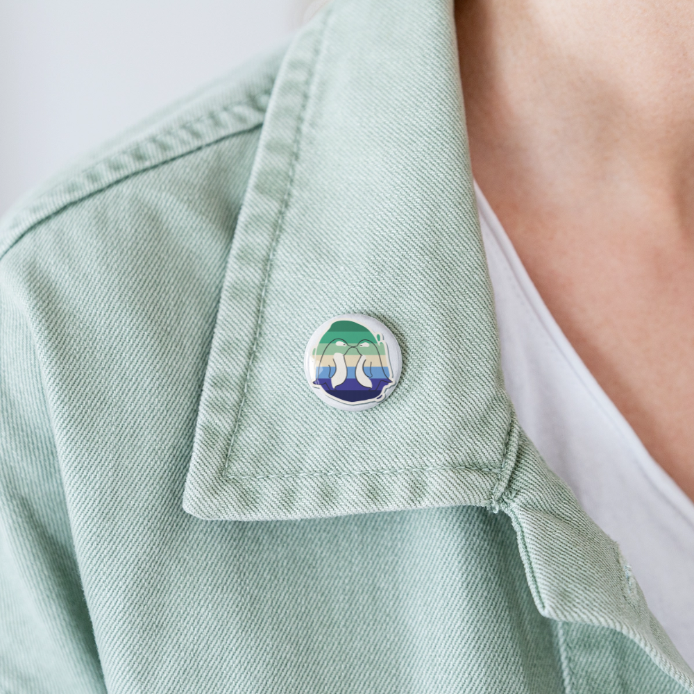 Schwule Pinguine - Buttons klein 5x - Weiß