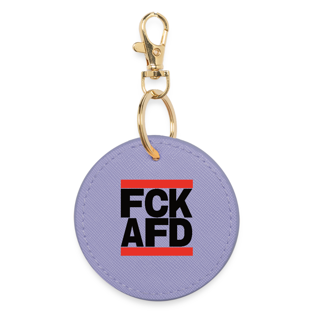 FCK AFD (schwarze Schrift) - BOUTIQUE Schlüsselanhänger - Lavendel