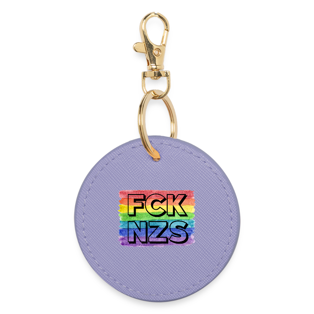 FCK NZS "Rainbow Resistance Edition" - BOUTIQUE Schlüsselanhänger - Lavendel