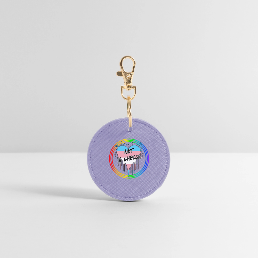 Trans Not a Choice "Regenbogenkreis Edition" - BOUTIQUE Schlüsselanhänger - Lavendel