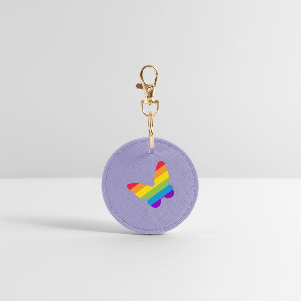 Regenbogen Schmetterling - BOUTIQUE Schlüsselanhänger - Lavendel