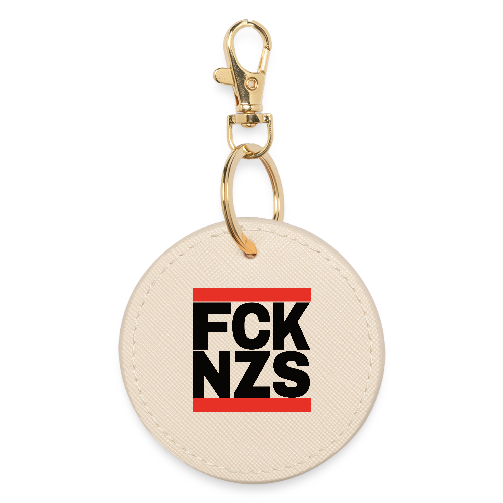 FCK NZS (schwarze Schrift) - BOUTIQUE Schlüsselanhänger - Auster