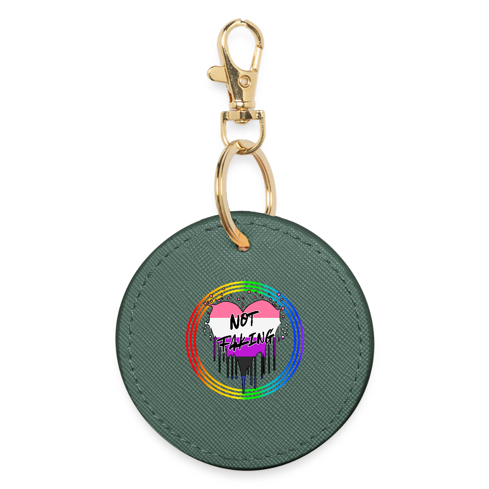 Genderfluid Not Faking It "Regenbogenkreis Edition" - BOUTIQUE Schlüsselanhänger - Fichte
