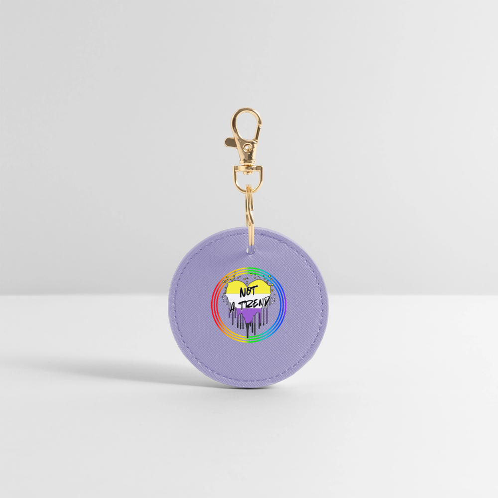 Nonbinary Not a Trend "Regenbogenkreis Edition" - BOUTIQUE Schlüsselanhänger - Lavendel
