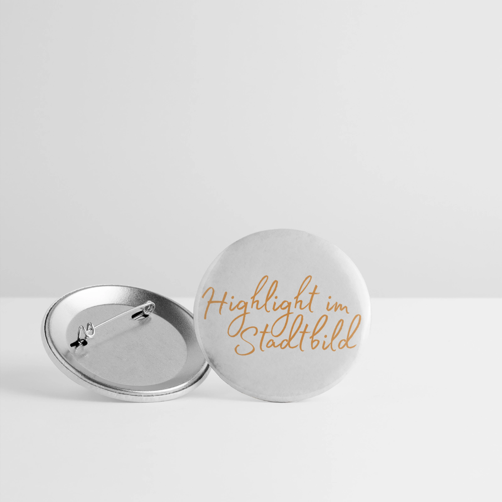 Highlight im Stadtbild - Buttons klein 5x - Weiß