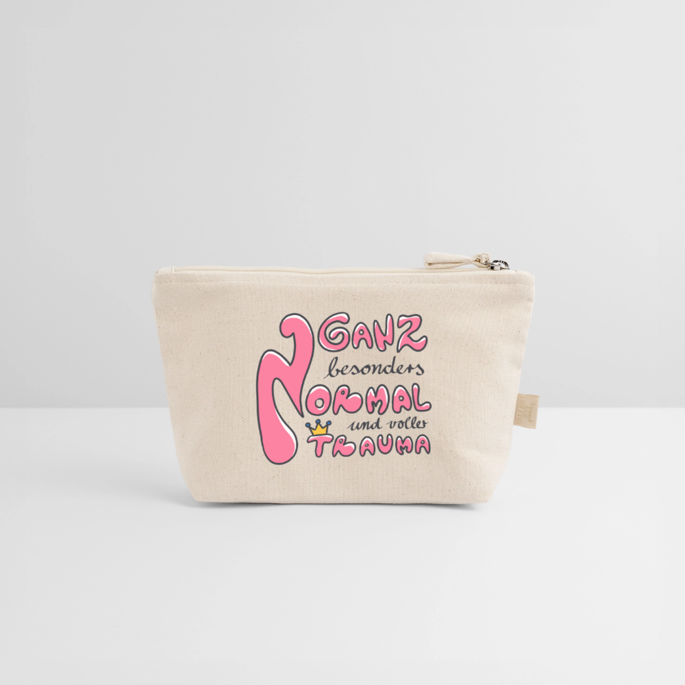 Ganz besonders Normal und voller Trauma "Pinke Edition" - Täschchen - Natur