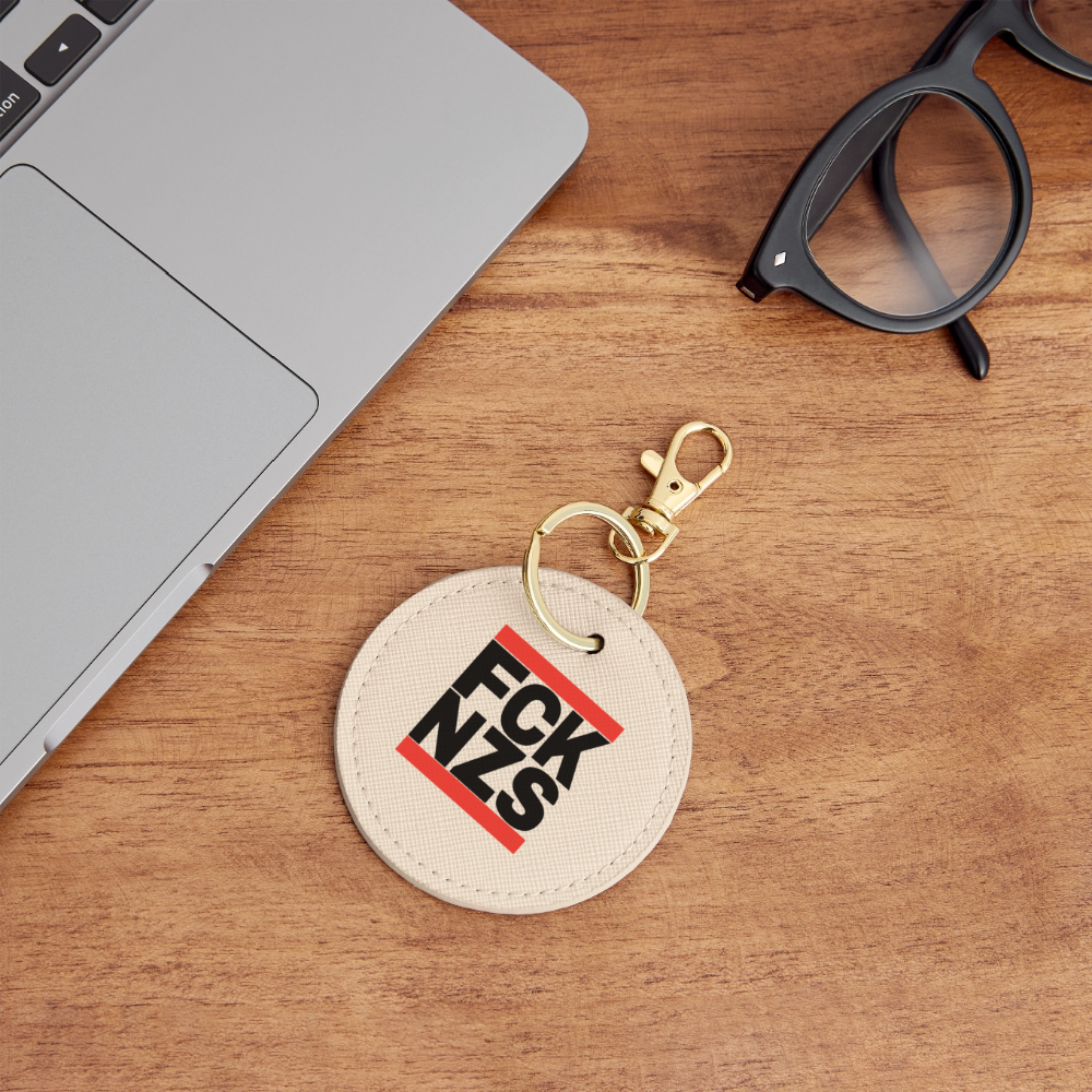 FCK NZS (schwarze Schrift) - BOUTIQUE Schlüsselanhänger - Auster