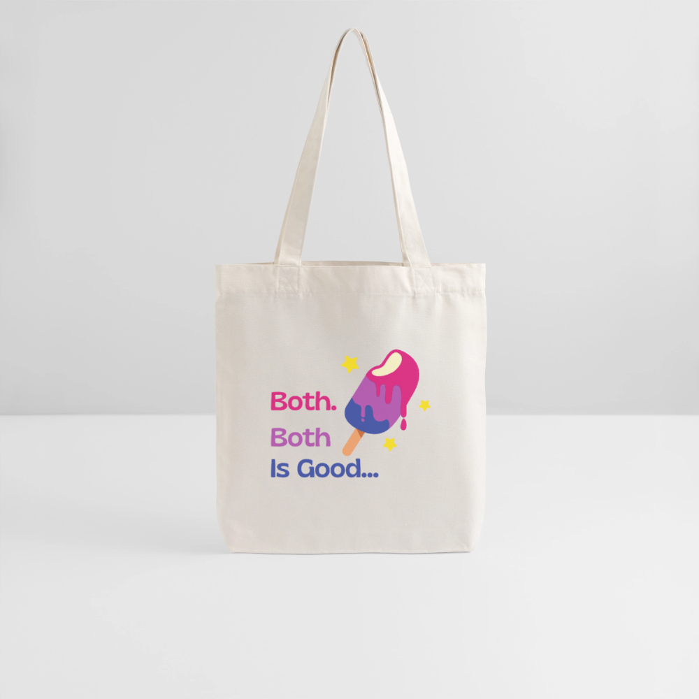 Bi Pride: Both is Good - Organic Heavyweight Stoffbeutel - Naturweiß