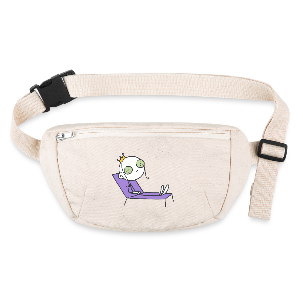 Seelenmännchen "Chill Out Edition" - Stanley/Stella recycelte Gürteltasche - Naturweiß