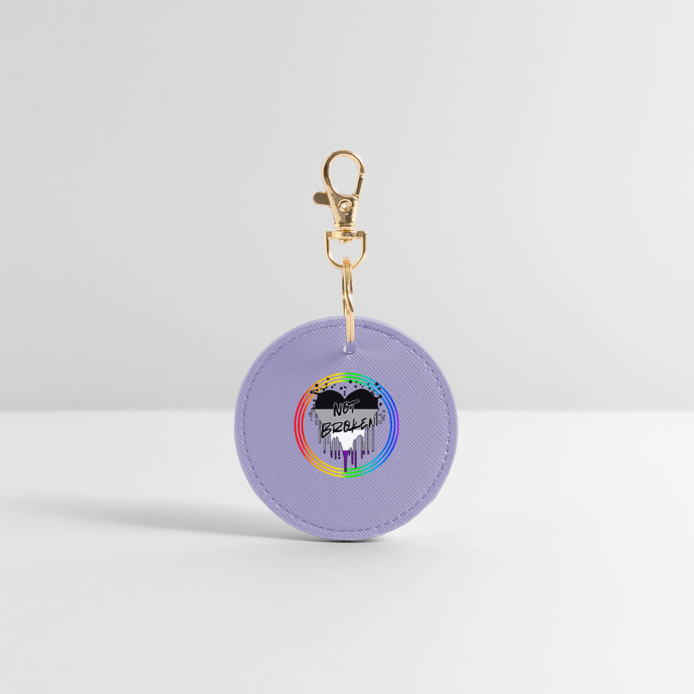 Asexual Not Broken "Regenbogenkreis Edition" - BOUTIQUE Schlüsselanhänger - Lavendel