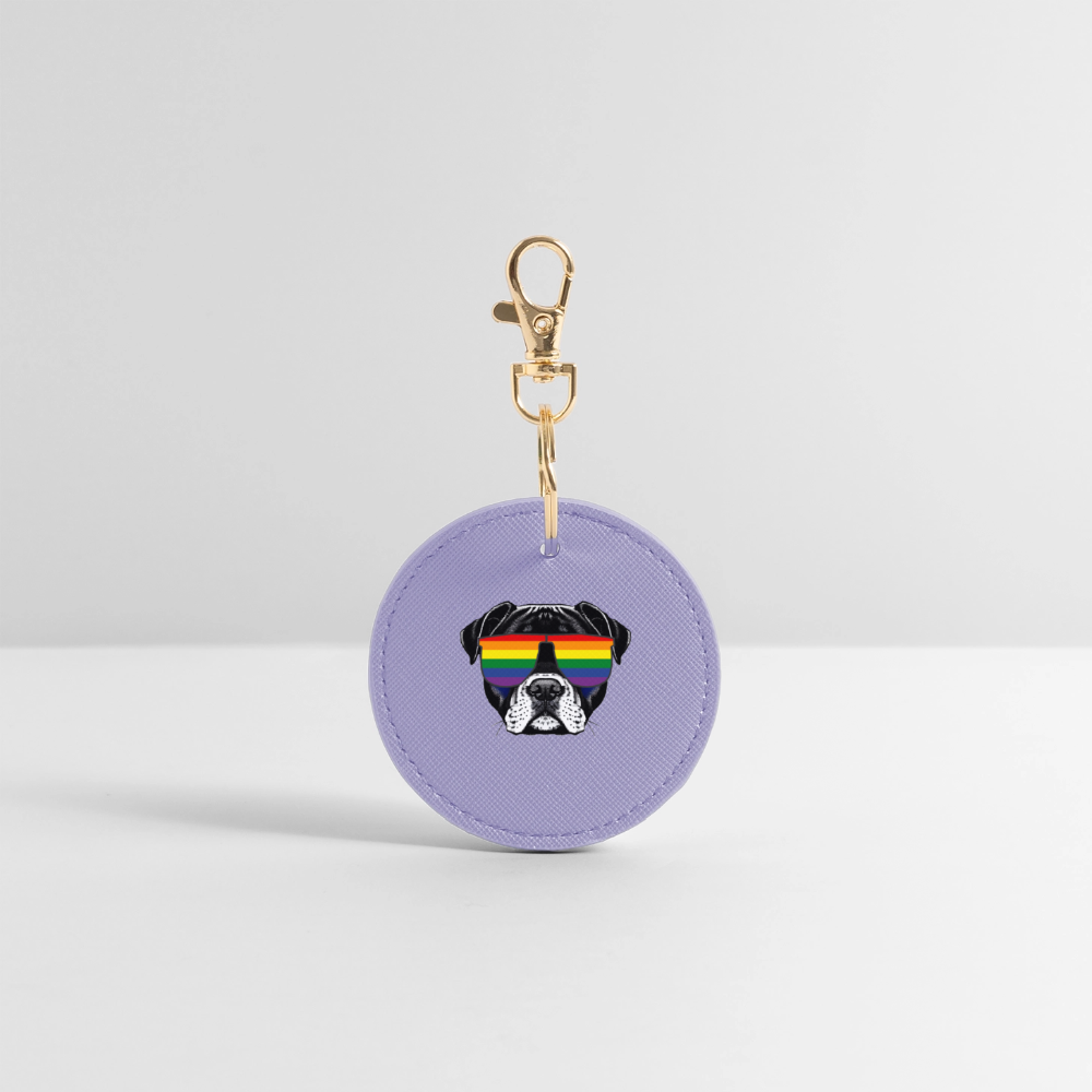 Regenbogen Doggo - BOUTIQUE Schlüsselanhänger - Lavendel