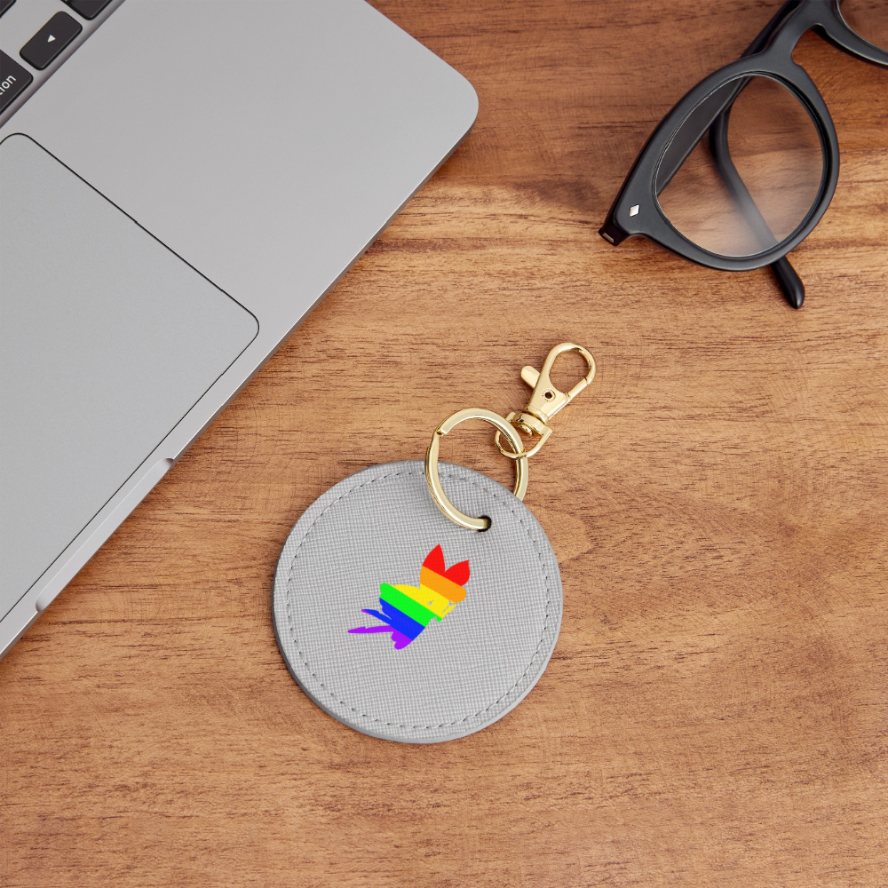 Regenbogen Fee - BOUTIQUE Schlüsselanhänger - Grau