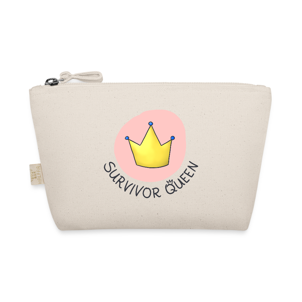 Survivor Queens Logo "Schriftzug Edition" - Täschchen - Natur