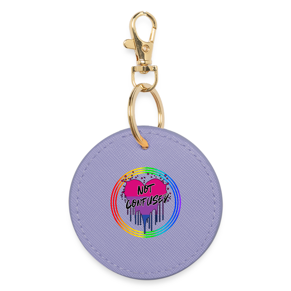 Bisexual Not Confused "Regenbogenkreis Edition" - BOUTIQUE Schlüsselanhänger - Lavendel