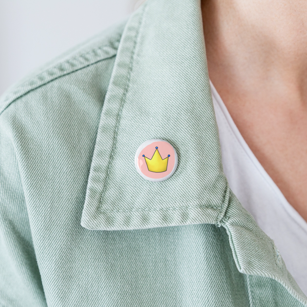 Survivor Queens Logo "Krone Edition" - Buttons klein 5x - Weiß