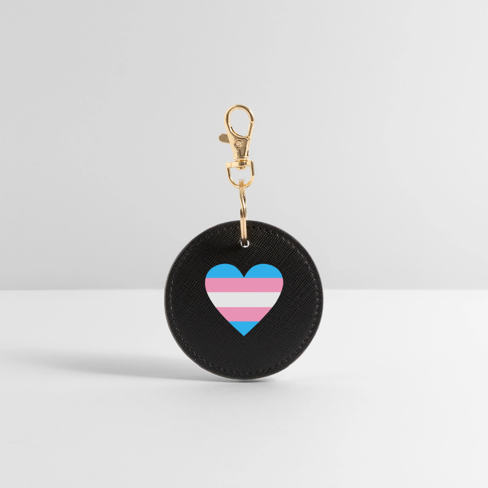 Trans Herz - BOUTIQUE Schlüsselanhänger - Schwarz
