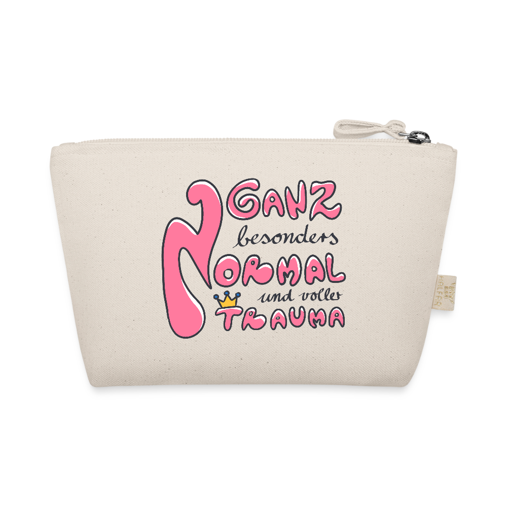 Ganz besonders Normal und voller Trauma "Pinke Edition" - Täschchen - Natur