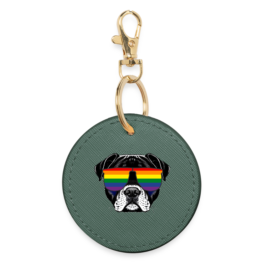 Regenbogen Doggo - BOUTIQUE Schlüsselanhänger - Fichte