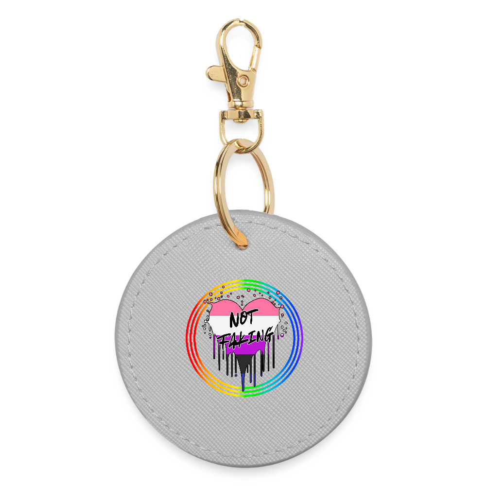 Genderfluid Not Faking It "Regenbogenkreis Edition" - BOUTIQUE Schlüsselanhänger - Grau