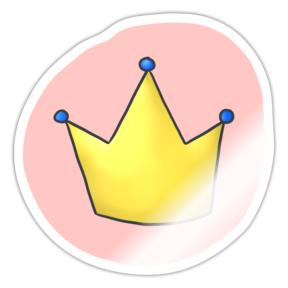Survivor Queens Logo "Pink Bubble Edition" - Sticker (groß) - Weiß glänzend