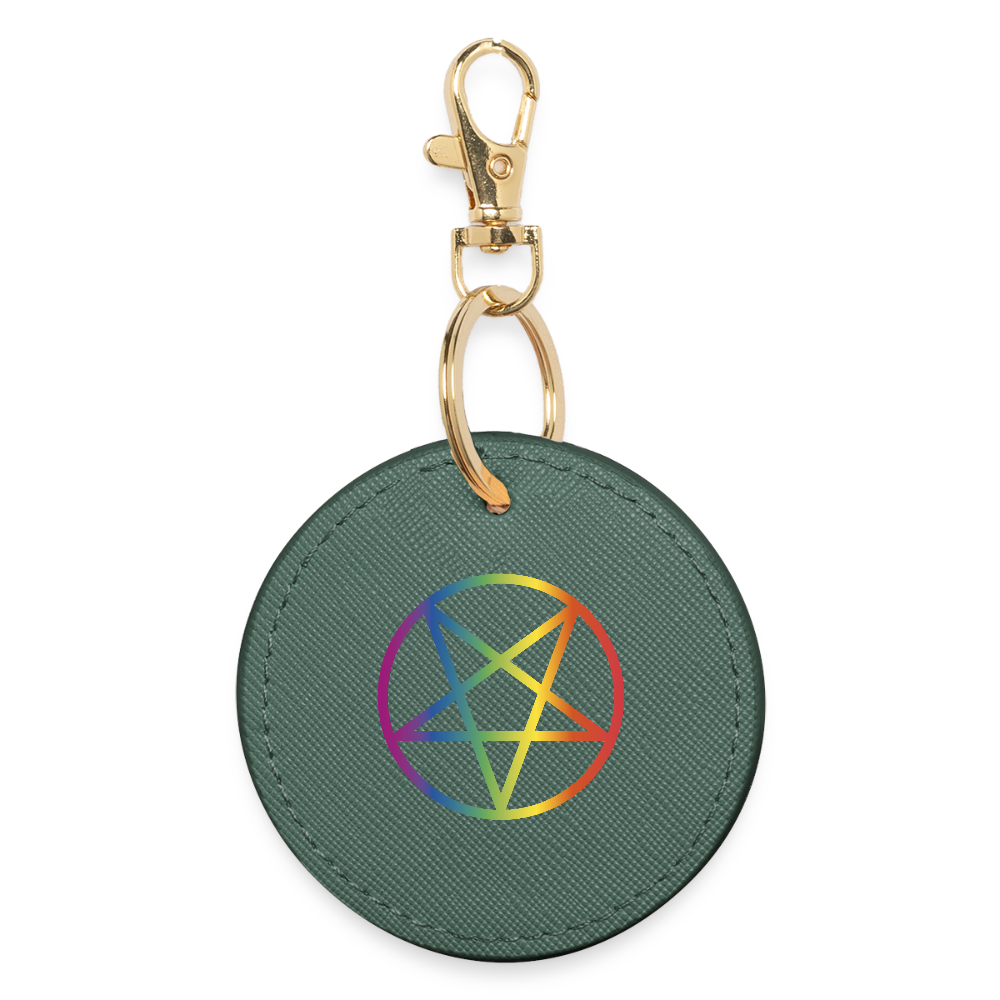 Regenbogen Pentagramm - BOUTIQUE Schlüsselanhänger - Fichte