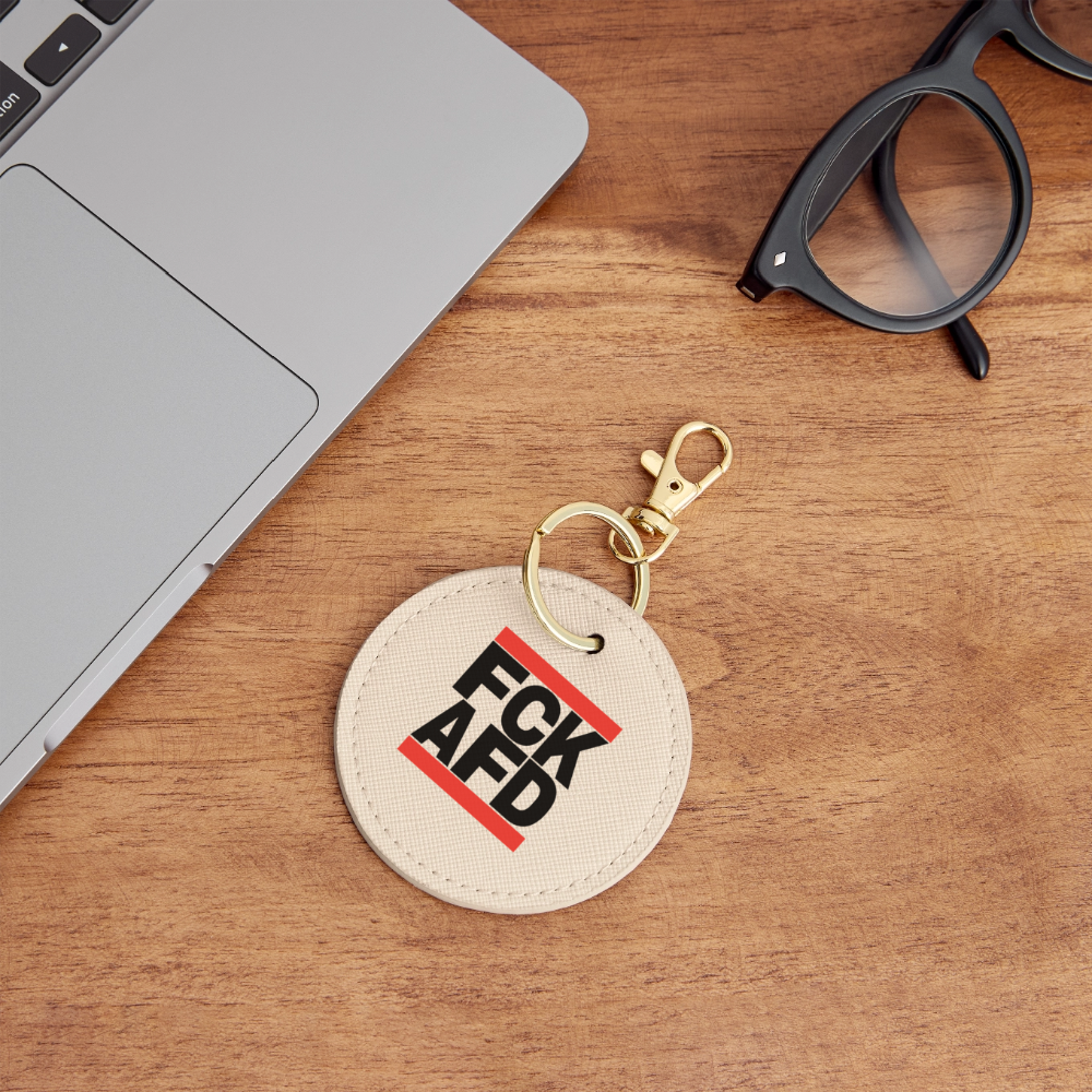 FCK AFD (schwarze Schrift) - BOUTIQUE Schlüsselanhänger - Auster