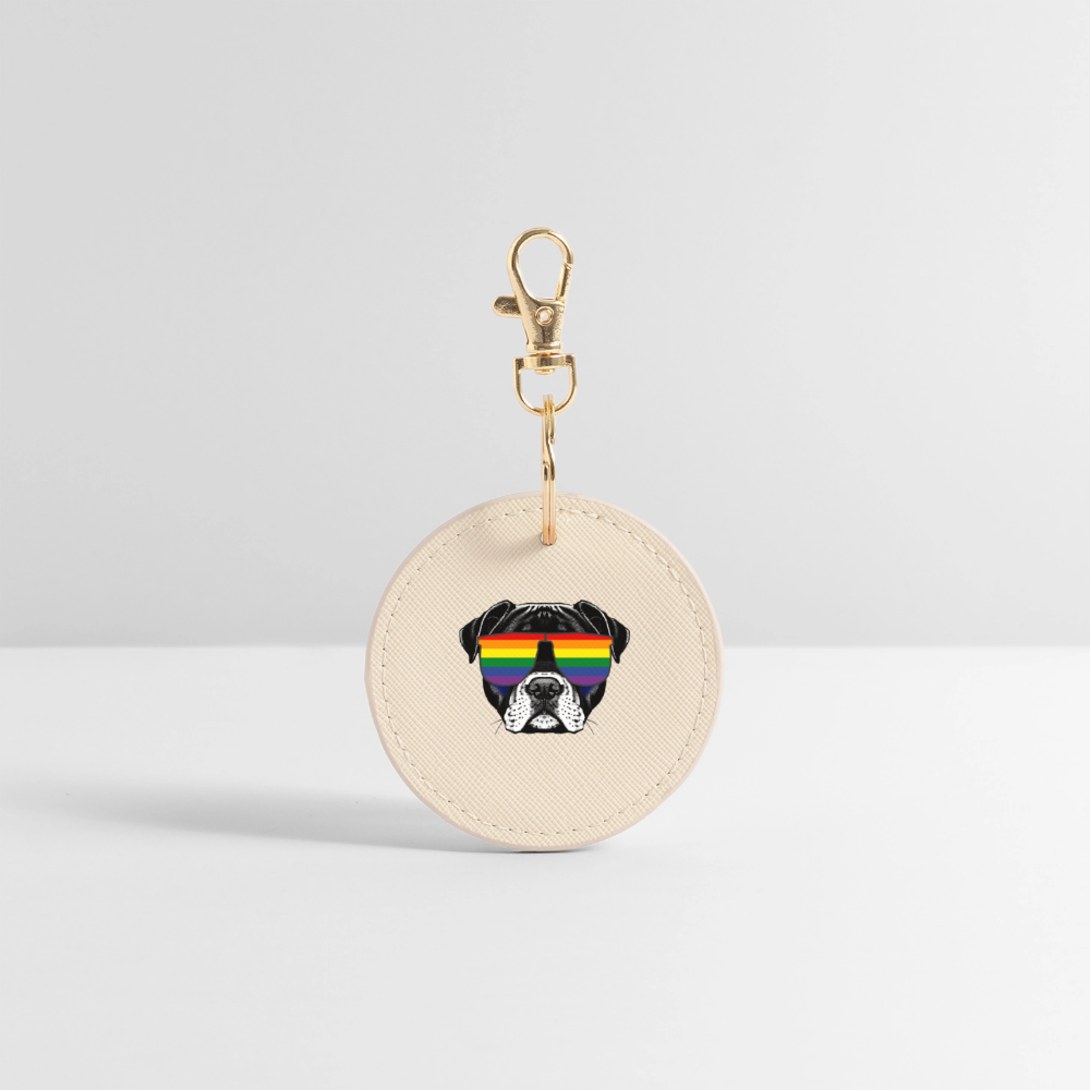 Regenbogen Doggo - BOUTIQUE Schlüsselanhänger - Auster