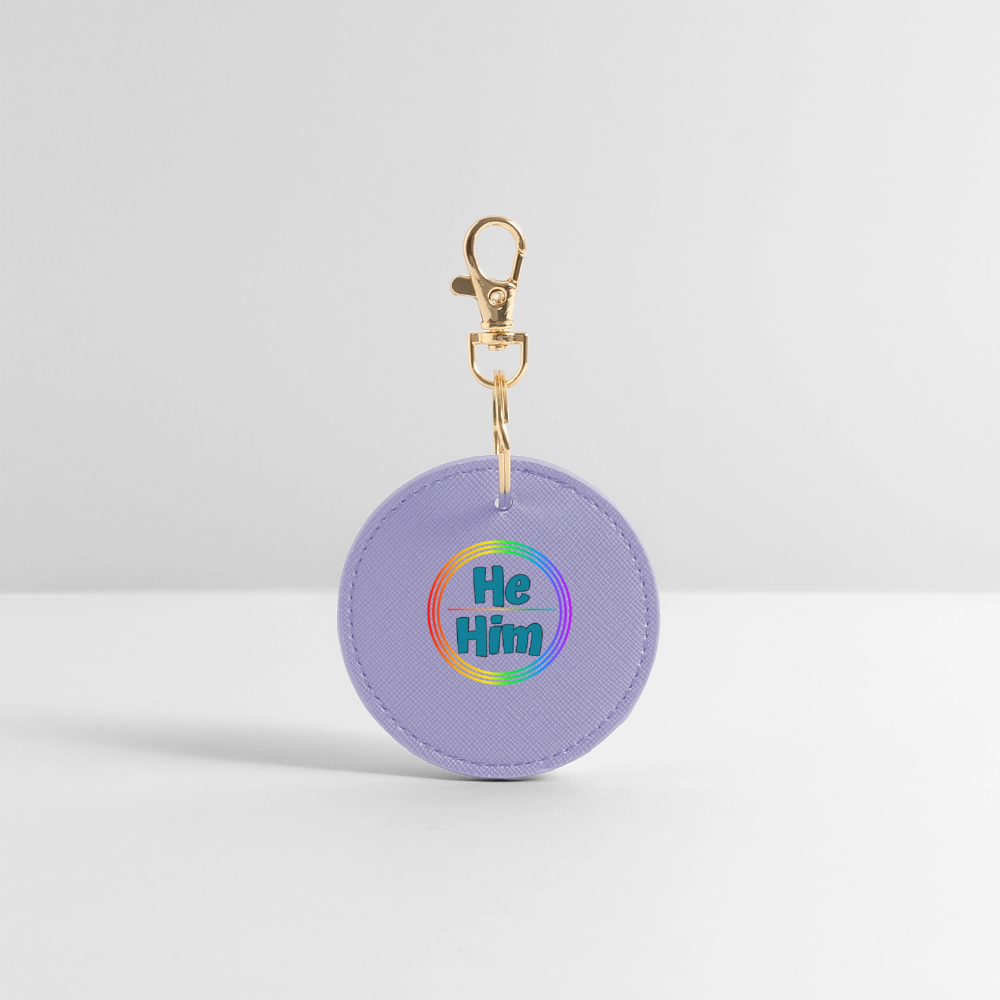 He/Him Pronomen Regenbogenkreis - BOUTIQUE Schlüsselanhänger - Lavendel
