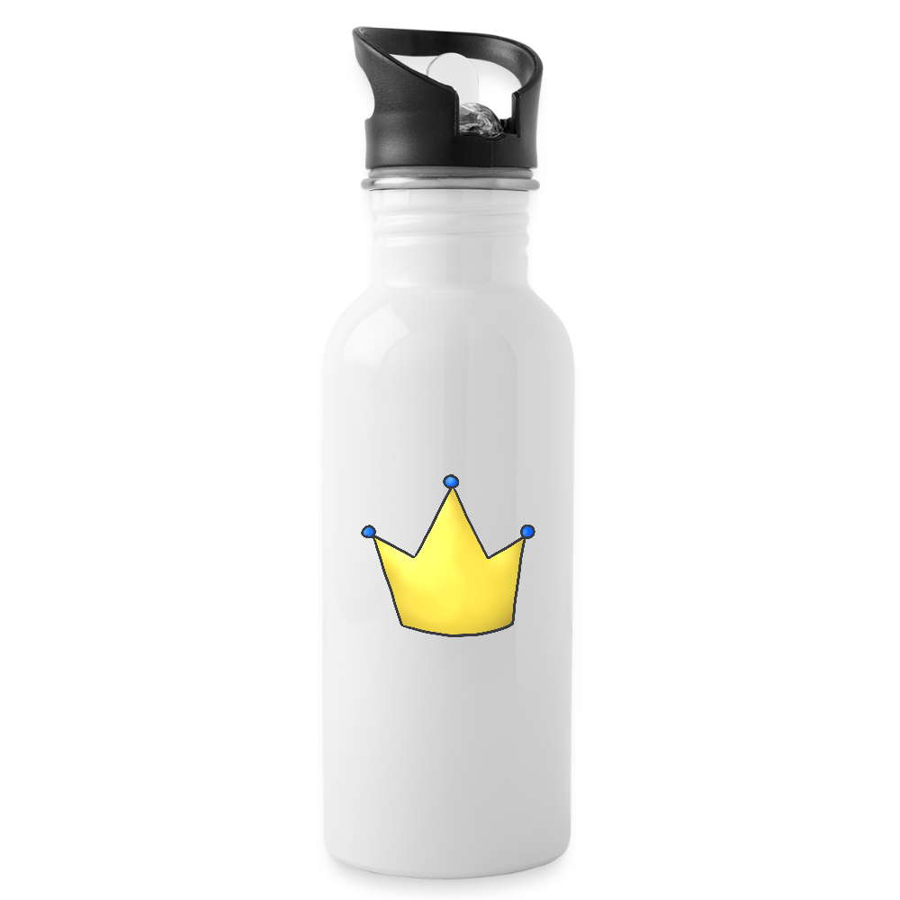 Survivor Queens Logo "Krone Edition" - Trinkflasche - Weiß