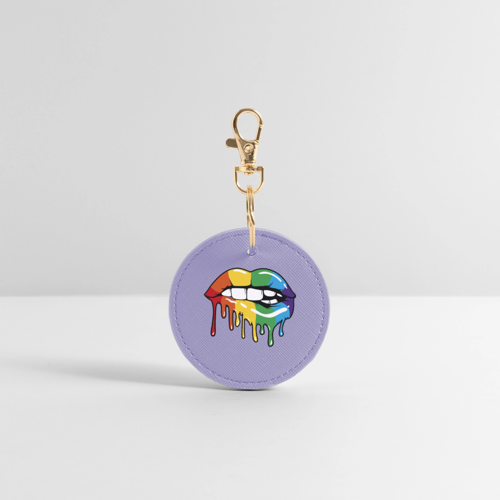 Regenbogen Lippen - BOUTIQUE Schlüsselanhänger - Lavendel