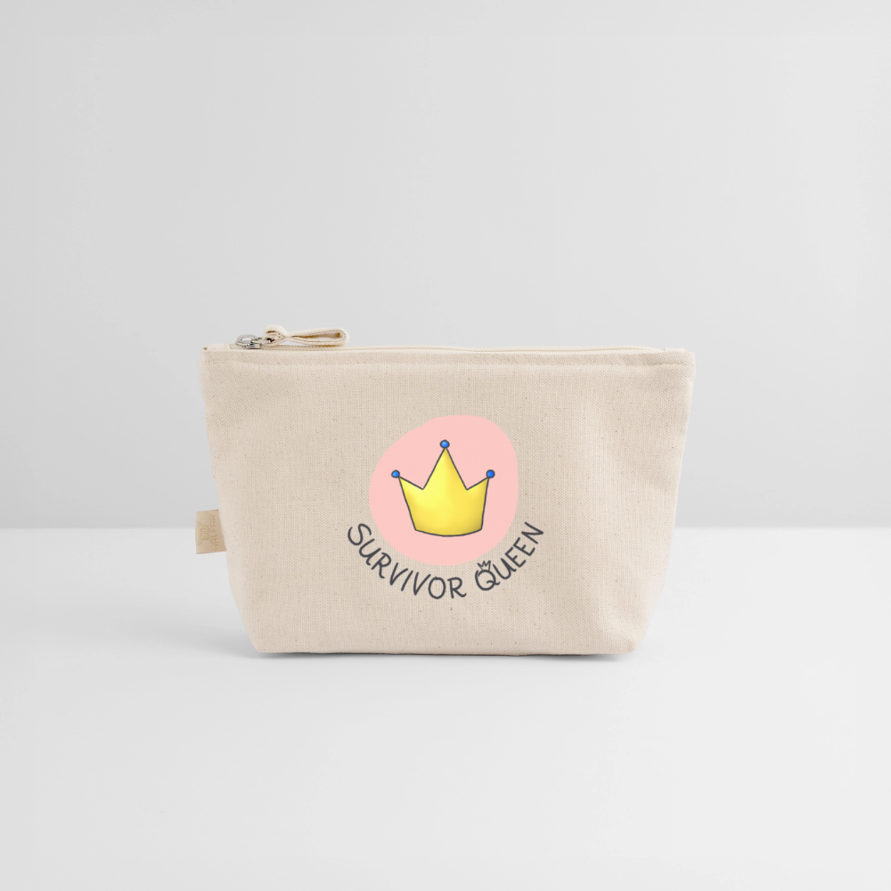 Survivor Queens Logo "Schriftzug Edition" - Täschchen - Natur