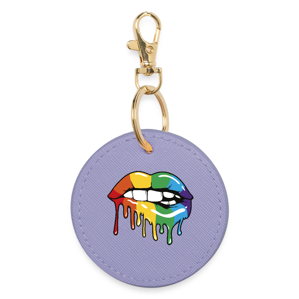 Regenbogen Lippen - BOUTIQUE Schlüsselanhänger - Lavendel