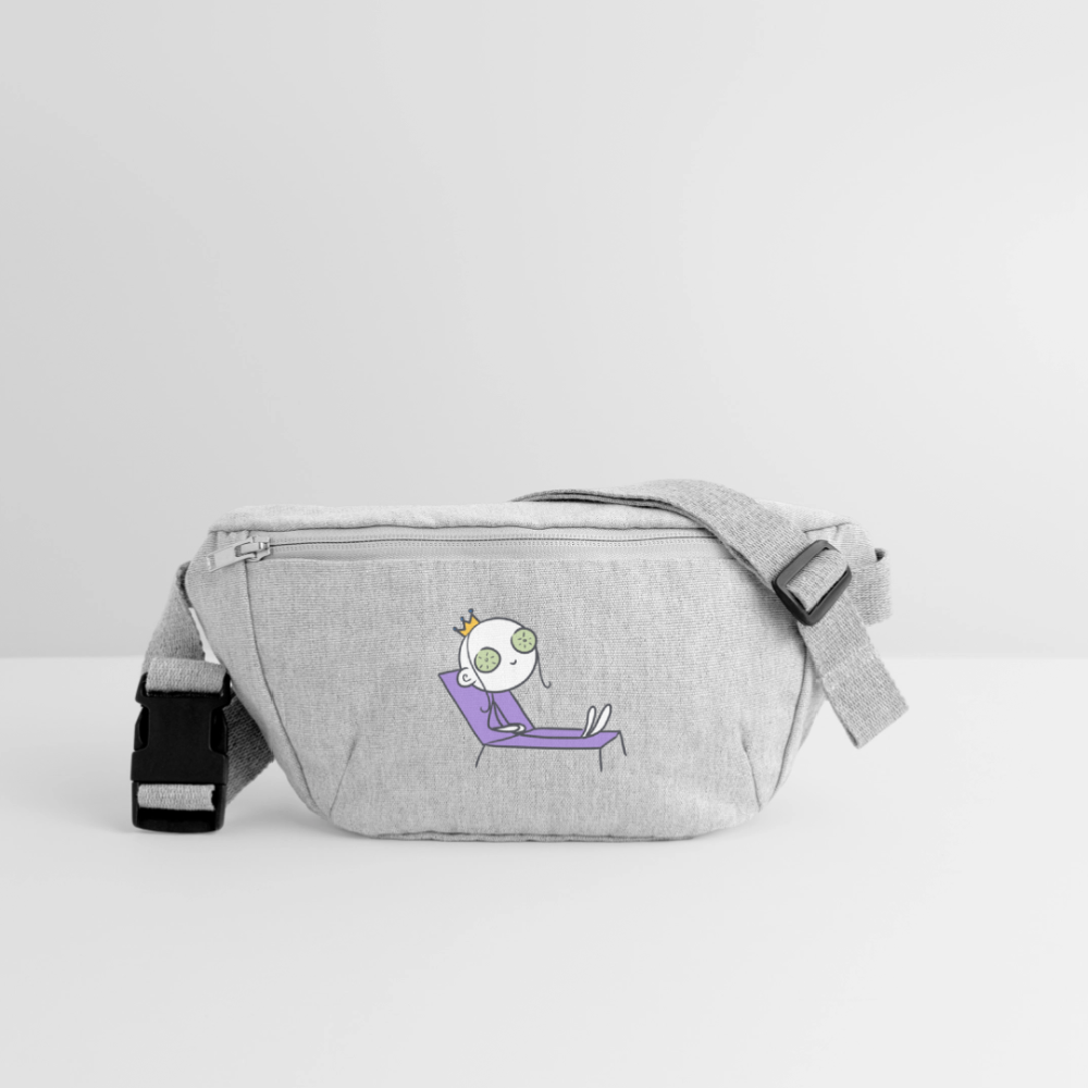 Seelenmännchen "Chill Out Edition" - Stanley/Stella recycelte Gürteltasche - Grau meliert