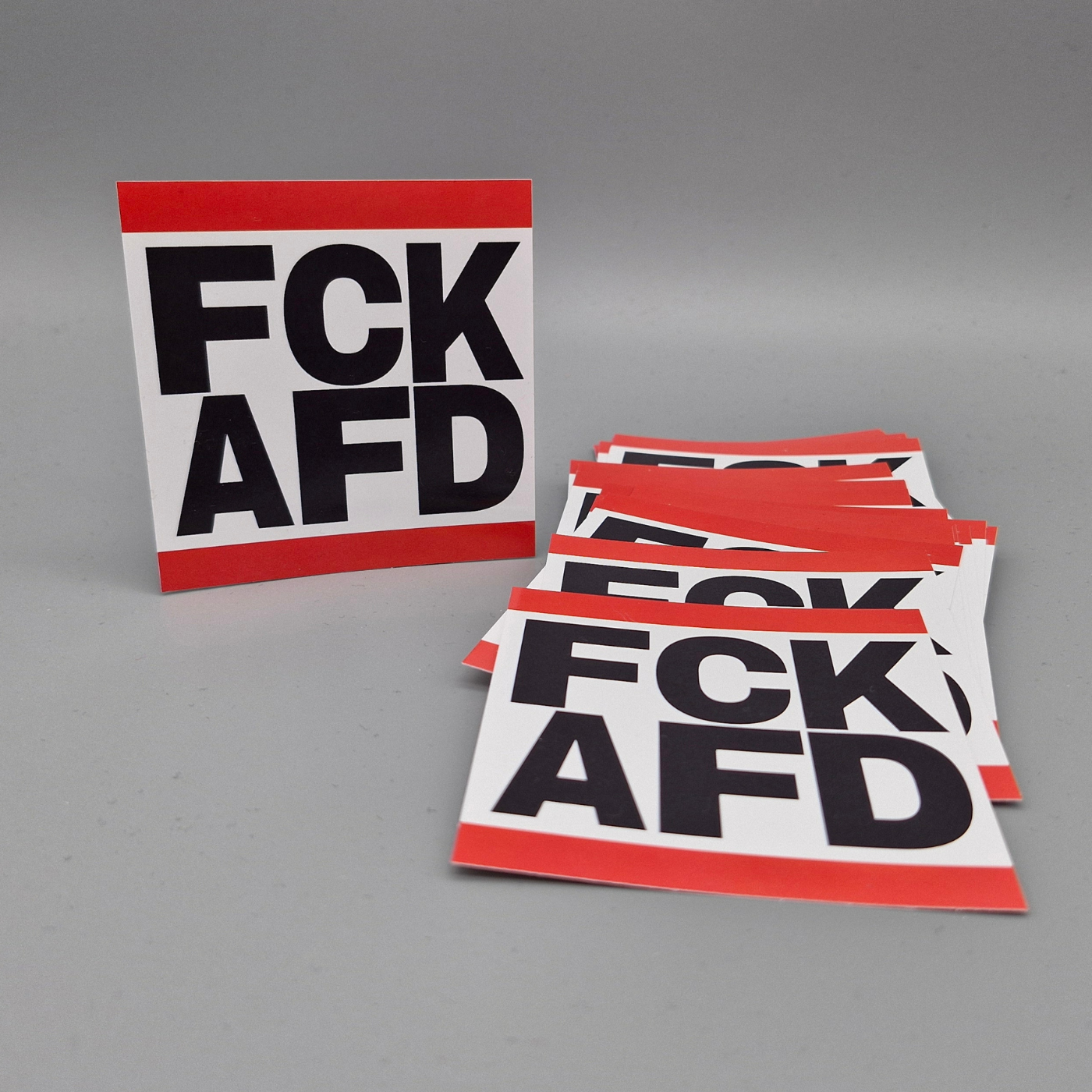 FCK AFD - Sticker, 30 Stück (5,2cm x 5,2cm)