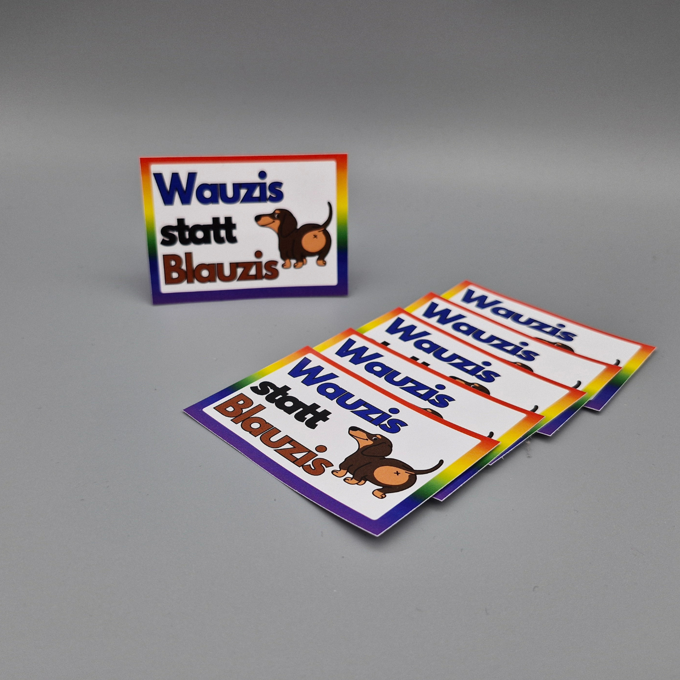 Katzis statt Nazis Stickerpack gegen Rechts (30 Sticker, 5 Motive)